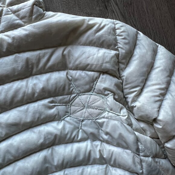 Patagonia Puffy Coat Jacket White Women's Large - Picture 4 of 5